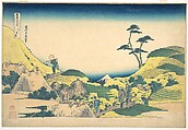 Lower Meguro (Shimo Meguro), from the series Thirty-six Views of Mount Fuji (Fugaku sanjūrokkei), Katsushika Hokusai  Japanese, Woodblock print; ink and color on paper, Japan