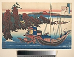 Poem by Chūnagon Yakamochi (Ōtomo no Yakamochi), from the series One Hundred Poems Explained by the Nurse (Hyakunin isshu uba ga etoki), Katsushika Hokusai Japanese, Woodblock print; ink and color on paper, Japan