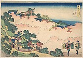 Cherry Blossoms at Yoshino (Yoshino), from the series Snow, Moon, and Flowers (Setsugekka), Katsushika Hokusai  Japanese, Woodblock print; ink and color on paper, Japan