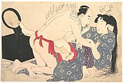 Erotic Print, Kitagawa Utamaro  Japanese, Woodblock print; ink and color on paper, Japan