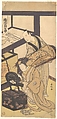 The Third Segawa Kikunojo in His Dressing Room, Katsukawa Shunkō Japanese, Woodblock print; ink and color on paper, Japan