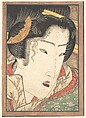 Rejected Geisha from Passions Cooled by Springtime Snow, Keisai Eisen  Japanese, Woodblock print; ink and color on paper, Japan