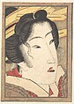Rejected Geisha from Passions Cooled by Springtime Snow, Keisai Eisen  Japanese, Woodblock print; ink and color on paper, Japan