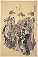 The Oiran Segawa of Matsubaya (the House of Pine), Chōbunsai Eishi  Japanese, Woodblock print; ink and color on paper, Japan