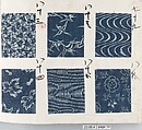 Textile Sample Book, Paper and cotton, Japan