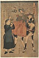 France, Utagawa Yoshikazu  Japanese, Woodblock print; ink and color on paper, Japan