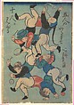 Print, Utagawa Yoshifuji Japanese, Woodblock print; ink and color on paper, Japan