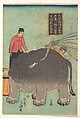 Print, Ichiryūsai Yoshitoyo Japanese, Woodblock print; ink and color on paper, Japan