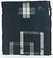 Piece, Indigo-dyed cotton, Japan