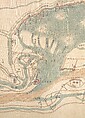 Map of the Grand Canal from Beijing to the Yangzi River, Unidentified artist (Chinese, late 18th or early 19th century), Handscroll; ink and color on silk, China