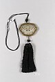 Mirror, Glass, jade, brass, silk, China