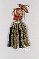 Purse with Cover, Silk and metallic-thread embroidery on silk stain, China