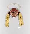 Girdle Set with Bats and the Character for Longevity (Shou), Silk, metallic thread, glass(?), China