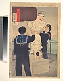 Sailor Tanaka Ichitarō, from the series Mirror of Army and Navy Heroes, Kobayashi Kiyochika  Japanese, Woodblock print (nishiki-e); ink and color on paper, Japan