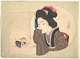 Print, Keisai Eisen  Japanese, Woodblock print; ink and color on paper, Japan