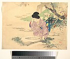 Print, Kajita Hanko  Japanese, Woodblock print; ink and color on paper, Japan