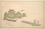 The Palace in the Moon, Kitagawa Utamaro  Japanese, Woodblock print; ink and color on paper, Japan