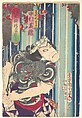 Imaginary portrait, Shuihuzhuan of Stage:  Tōryūdai (Mitate Suikoden Tōrōdai) - Actor Nakamura Shikan plays Suekichi, Toyohara Kunichika  Japanese, Woodblock print; ink and color on paper, Japan