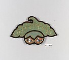 Case with Cover, Silk and metallic-thread embroidery on silk satin and float-patterned plain-weave silk, China