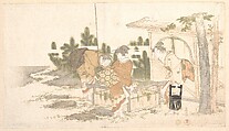 Print, Katsushika Hokusai  Japanese, Woodblock print (surimono); ink and color on paper, Japan