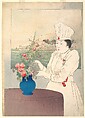 Nurse, Takeuchi Keishū  Japanese, Woodblock print; ink and color on paper, Japan