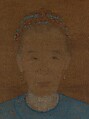 Portrait of the wife of Yizhai, Ruan Zude (Chinese, 16th or early 17th century), Hanging scroll; ink and color on silk, China