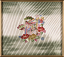 Textile, Young Yang Chung  Korean, Silk, metallic thread; on silk, Korea