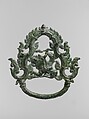 Palanquin Ring with a Demon Battling a Horse, Bronze, Thailand (or Cambodia?)