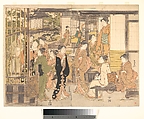 Parody of the Episode of the Third Princess (Modoki Onna San no Miya), Katsukawa Shunchō Japanese, Diptych of woodblock prints; ink and color on paper, Japan