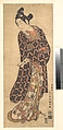 The Actor Sanogawa Ichimatsu I Standing, Ishikawa Toyonobu  Japanese, Woodblock print (hand colored); ink and color on paper, Japan