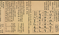 An Introduction to Square Word Calligraphy, Xu Bing (born 1955), Handscroll; ink on paper, China