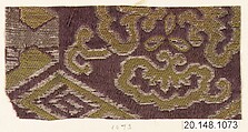 Piece, Silk / Compound weave, China