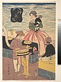 A Dutch Group, Utagawa Yoshikazu  Japanese, Woodblock print; ink and color on paper, Japan
