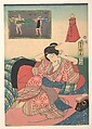 Twelve Hours of Spring Pleasures: Hour of the Dragon, Utagawa Kunisada Japanese, Woodblock print; ink and color on paper, Japan