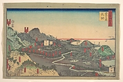 Panoramic Landscape, Utagawa (Gountei) Sadahide Japanese, Woodblock print; ink and color on paper, Japan