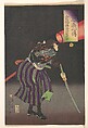Kurahashi Densuke Kiyohara Takeyuki, Tsukioka Yoshitoshi Japanese, Woodblock print; ink and color on paper, Japan
