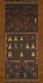 Kumano Shrine Mandala, Unidentified artist, Hanging scroll; ink, color, and gold on silk, Japan