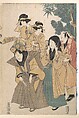 Album of Prints by Kikugawa Eizan, Utagawa Kunisada, and Utagawa Kunimaru, Nineteen prints by Kikugawa Eizan (Japanese, 1787–1867), Album of 24 woodblock prints; ink and color on paper, Japan