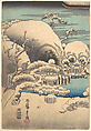 (Untitled), Utagawa Hiroshige (Japanese, Tokyo (Edo) 1797–1858 Tokyo (Edo)), Woodblock print; ink and color on paper, Japan