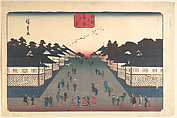 (Untitled), Utagawa Hiroshige (Japanese, Tokyo (Edo) 1797–1858 Tokyo (Edo)), Woodblock print; ink and color on paper, Japan
