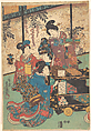 Print, Utagawa Kunisada  Japanese, Woodblock print; ink and color on paper, Japan