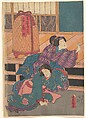 Print, Utagawa Kunisada  Japanese, Woodblock print; ink and color on paper, Japan