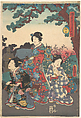 Print, Utagawa Kunisada  Japanese, Woodblock print; ink and color on paper, Japan