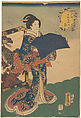 Print, Utagawa Kunisada  Japanese, Woodblock print; ink and color on paper, Japan