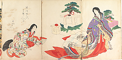 Noblewomen of the Tokugawa Period; Thirty-six Beauties (Sanjuroko kasensoro, Mizuno Toshikata (Japanese, 1866–1908), Album of 72 woodblock prints; ink and color on paper, Japan