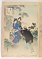 Noblewomen of the Tokugawa Period; Thirty-six Beauties (Sanjuroko kasensoro, Mizuno Toshikata (Japanese, 1866–1908), Album of 72 woodblock prints; ink and color on paper, Japan