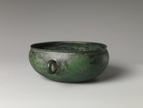 Wine cup with ring handle (He), Bronze, China