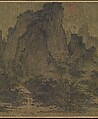 Summer Mountains, Attributed to Qu Ding (Chinese, active ca. 1023–ca. 1056), Handscroll; ink and color on silk, China