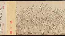 Narcissus, Zhao Mengjian (Chinese, 1199–before 1267), Handscroll; ink on paper, China