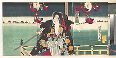 Album of Thirty-Two Triptychs of Polychrome Woodblock Prints by Various Artists, Toyohara Kunichika (Japanese, 1835–1900), Album of thirty-two triptychs of woodblock prints; ink and color on paper, Japan